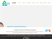 Tablet Screenshot of lineaflesh.com
